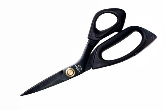 9" Midnight Edition Ergonomic Scissors - LDH Scissors - Simplifi Fabric