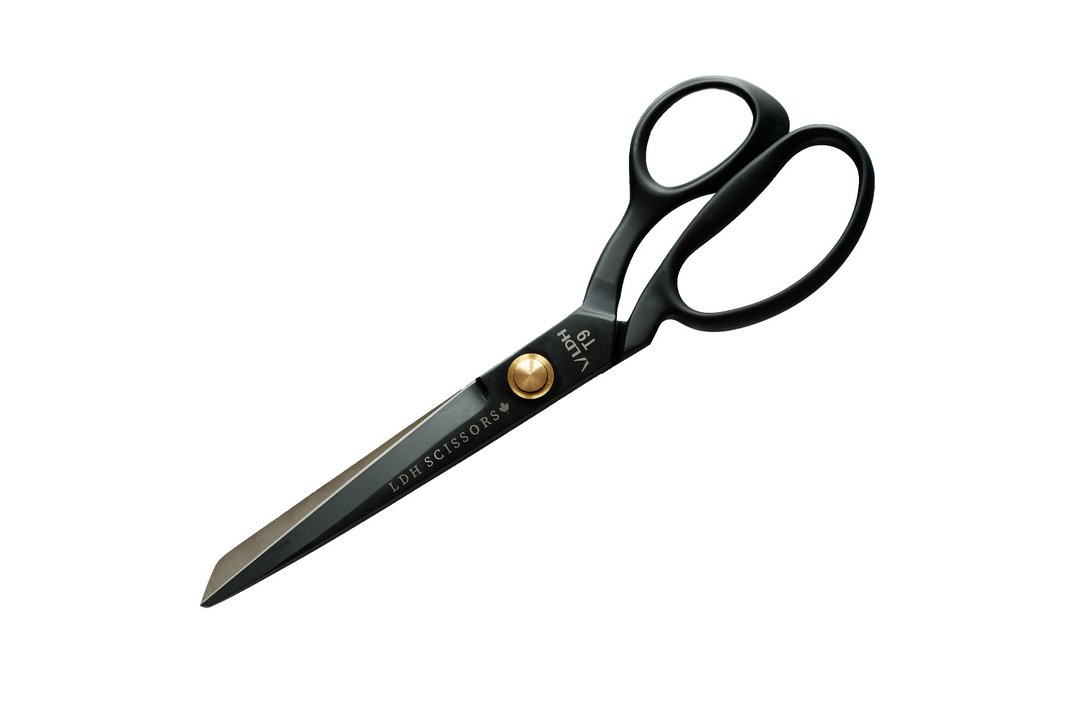 9.5" Matte Black Fabric Shears - LDH Scissors - Simplifi Fabric