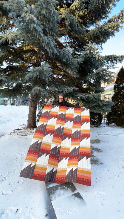 Falcon Ridge Paper Pattern - The Blanket Statement Quilt Co.