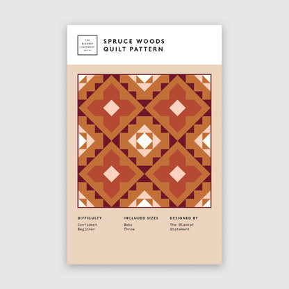 Spruce Woods Paper Pattern - The Blanket Statement Quilt Co.