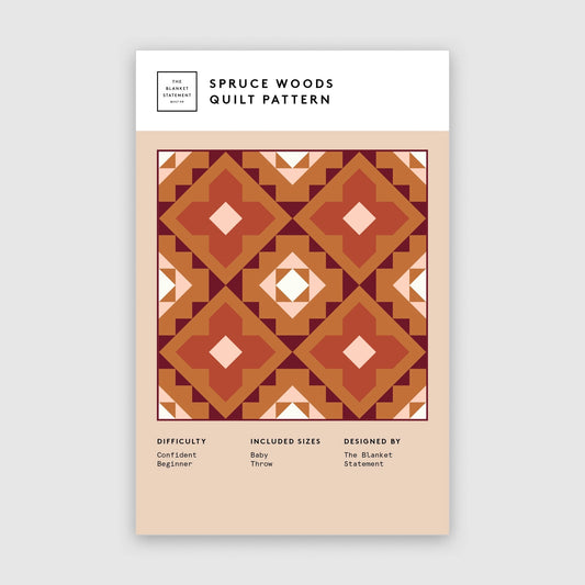 Spruce Woods Paper Pattern - The Blanket Statement Quilt Co.