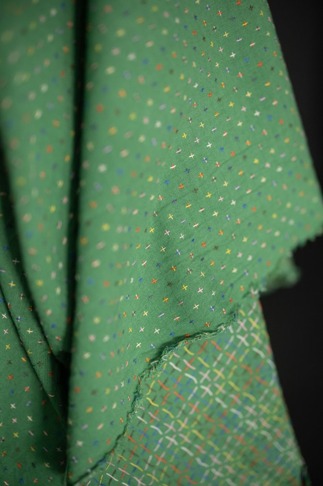 Green Bobbette Cross Indian Cotton - Merchant & Mills