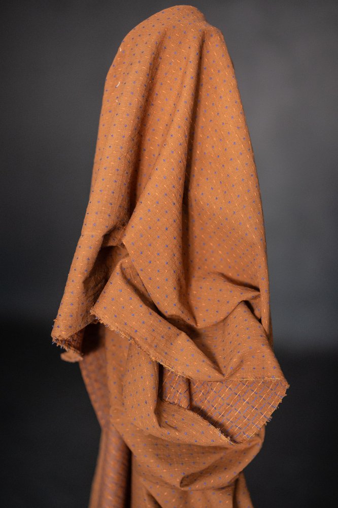 Rust Bobbette Cross Indian Cotton - Merchant & Mills