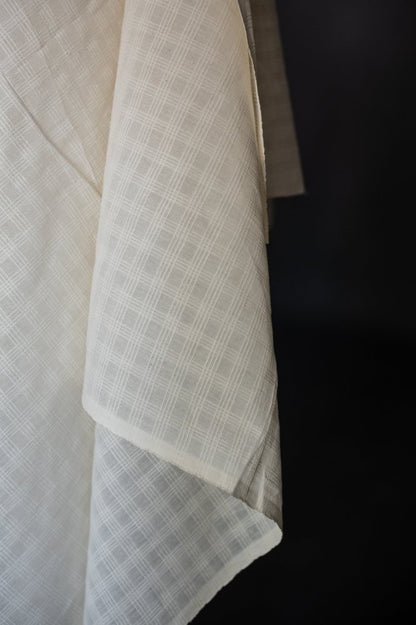 Chequered Stripe Natural Indian Cotton - Merchant & Mills