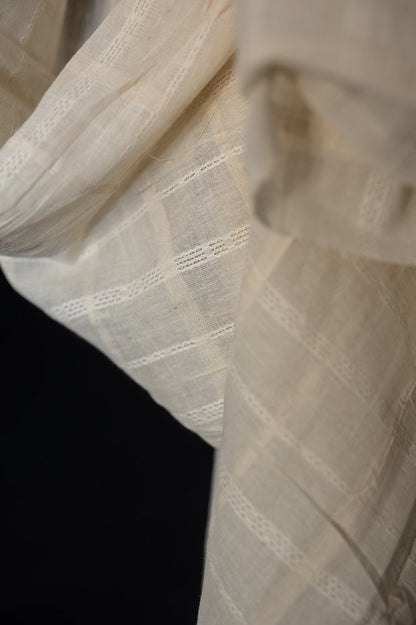 Diamond Check Natural Indian Cotton - Merchant & Mills