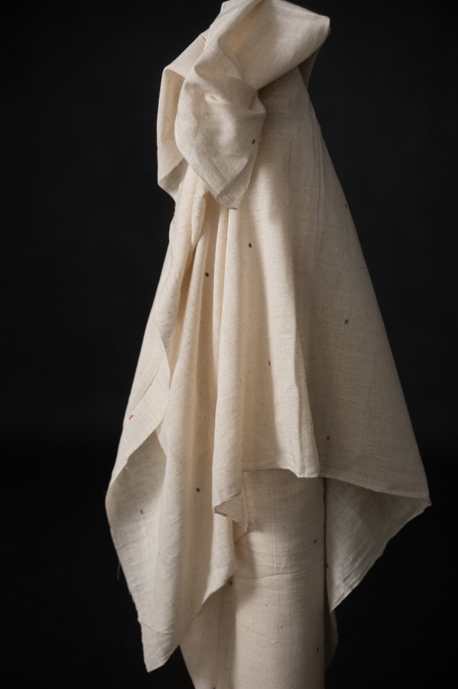 Finn Flower Extra Weft Handwoven Indian Organic Cotton - Merchant & Mills