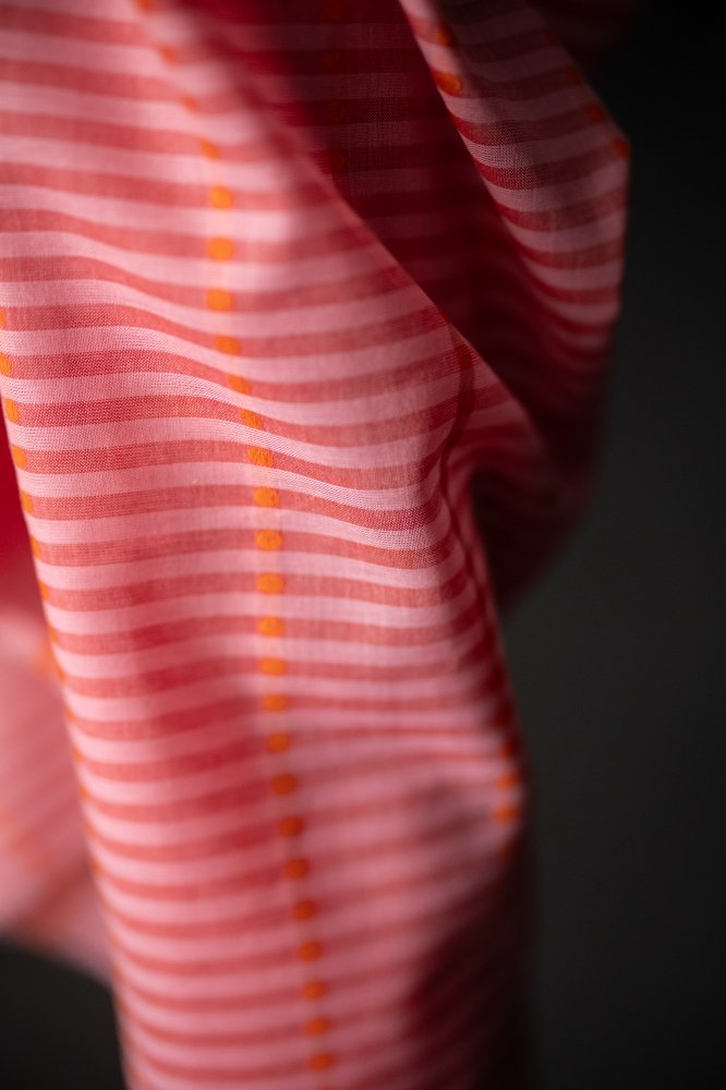Pink Lumiere Indian Striped Cotton - Merchant & Mills