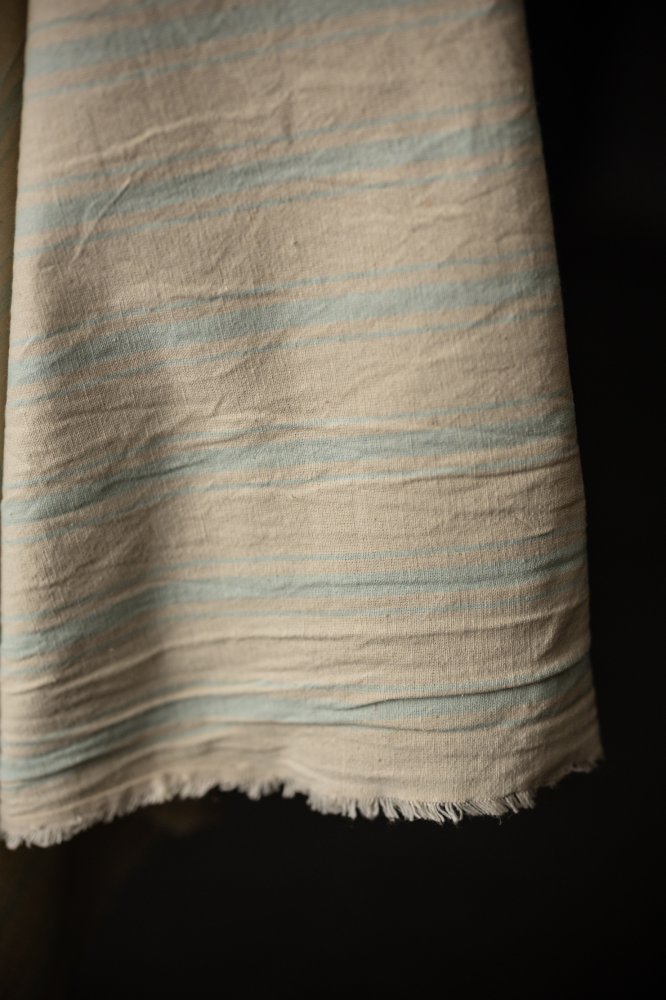 Sea Salt Swedish Stripe Cotton/Linen - Studio Faeger x Merchant & Mills