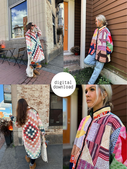 Coat - PDF Pattern - Hot Girl Quilting