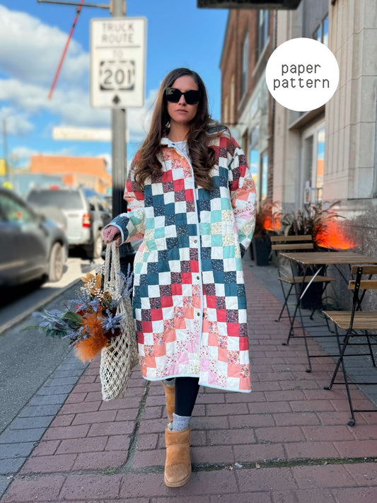 Coat - Paper Pattern - Hot Girl Quilting