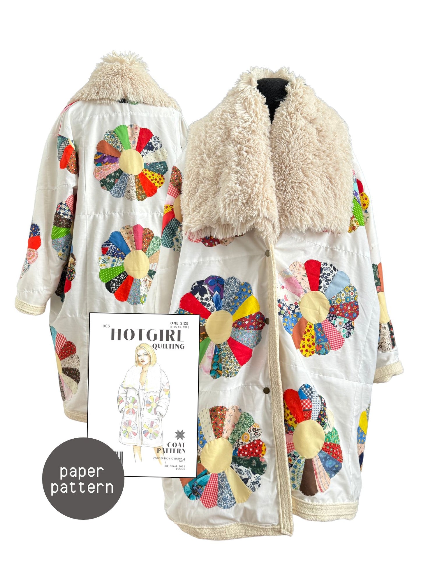Coat - Paper Pattern - Hot Girl Quilting