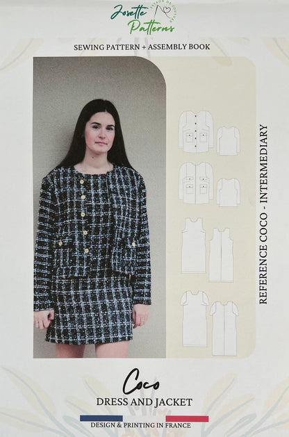 Coco - Womens Dress / Jacket - Josette Patterns