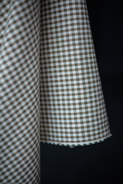 Biscuit Gingham Heavy Recycled Cotton - European Import - Merchant & Mills