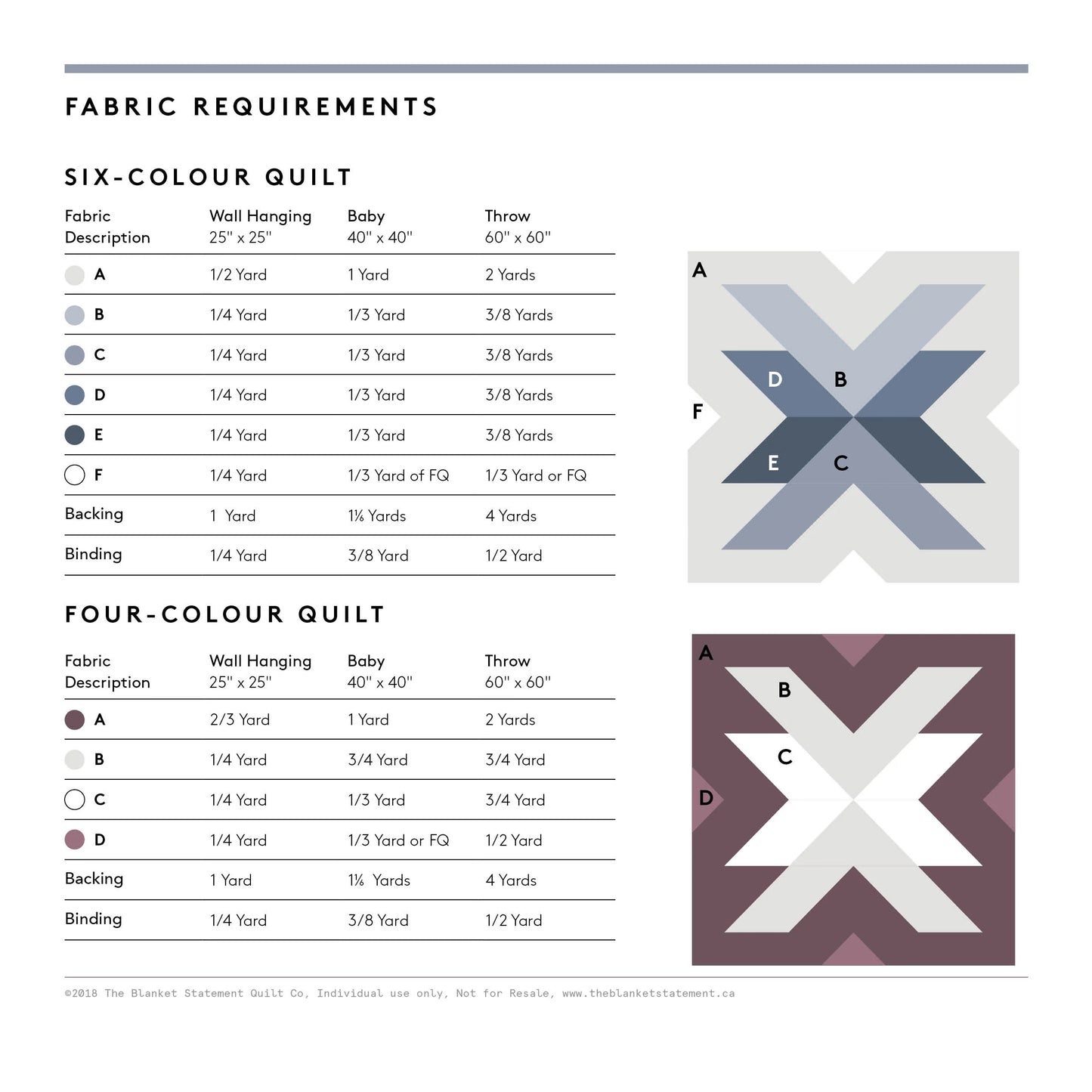 Cross Lake Paper Pattern - The Blanket Statement Quilt Co.