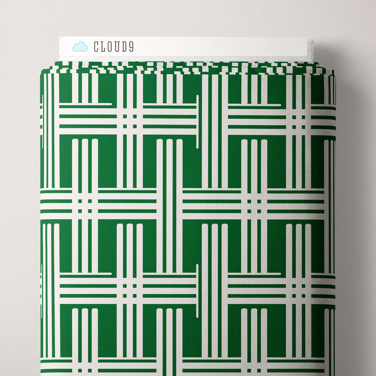 Rami - Green - Amy MacCready - Elegant Estuaries - Cloud 9 Fabrics - Duck Canvas