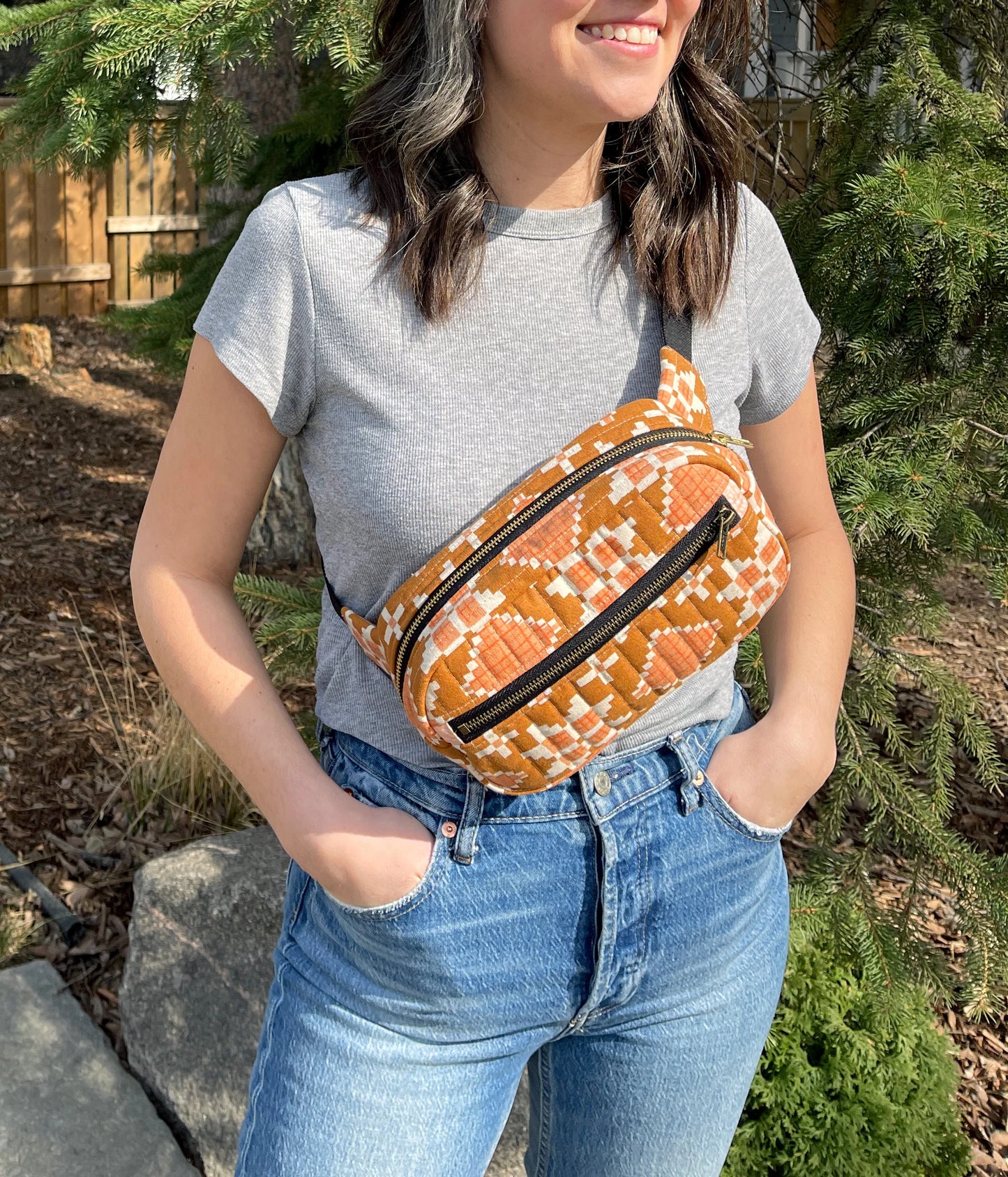 Emerson Crossbody Bag / Fanny Pack  Paper Pattern - The Blanket Statement Quilt Co.