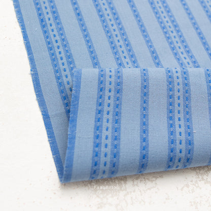 Stitch Stripe - Blue - Fine & Dandy - Fableism Supply Co.