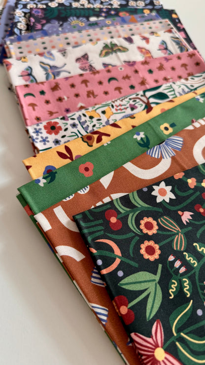 Wildwood Garden - Fern Grove - Leah Duncan - Cloud 9 Fabrics - Poplin