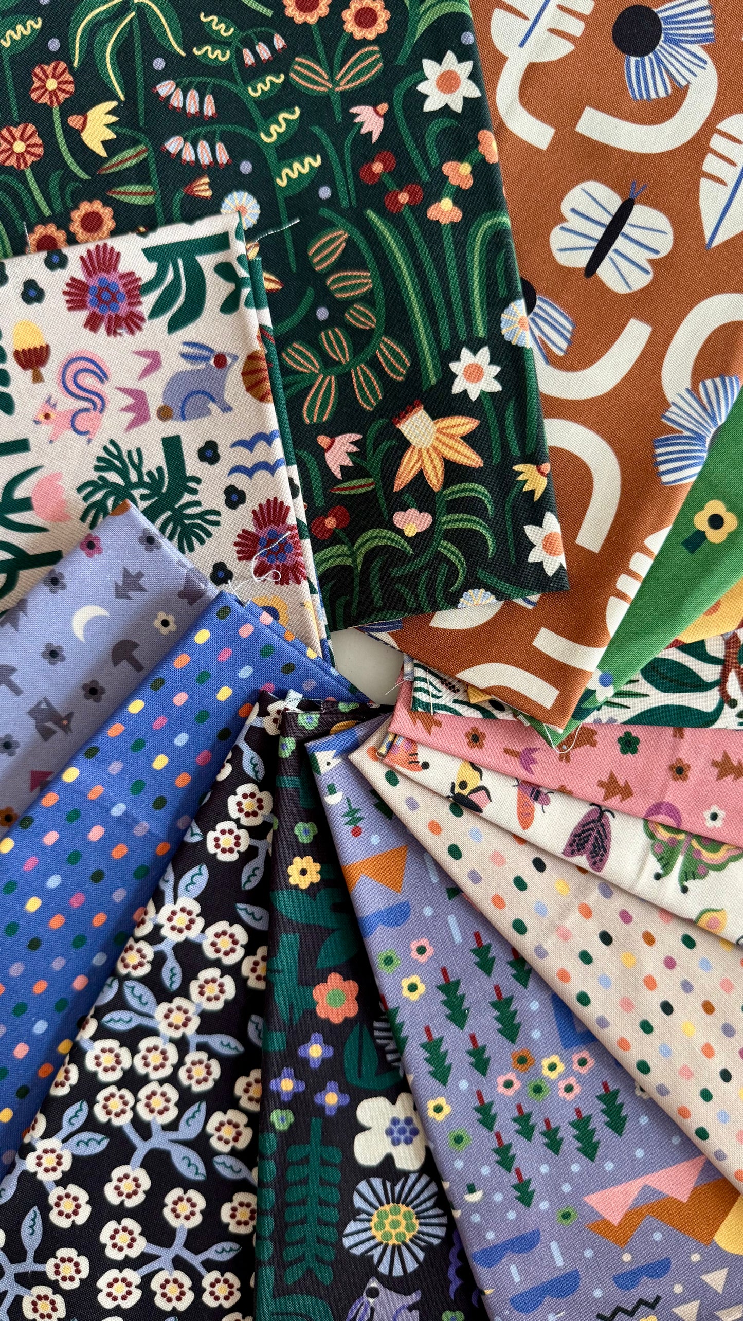 Wildwood Garden - Fern Grove - Leah Duncan - Cloud 9 Fabrics - Poplin