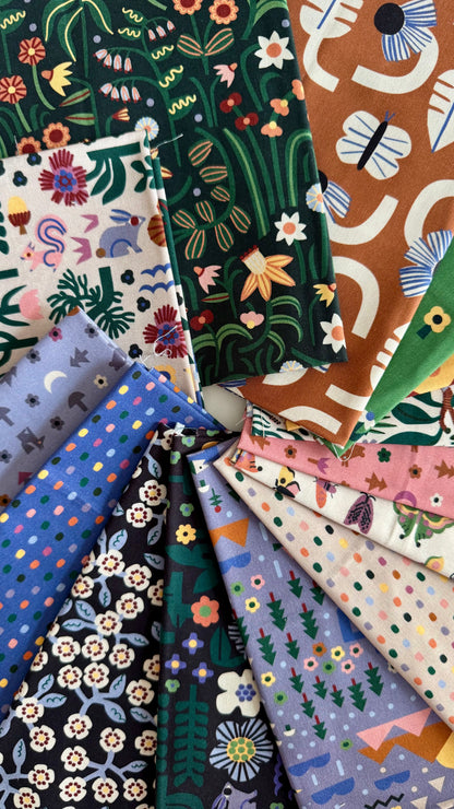 Wildwood Garden - Fern Grove - Leah Duncan - Cloud 9 Fabrics - Poplin