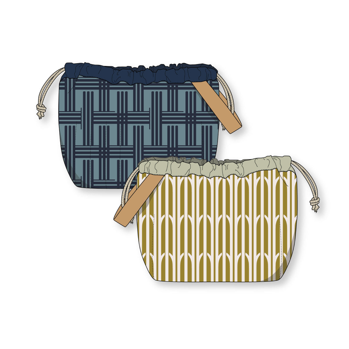 Hadia - Amy MacCready - Elegant Estuaries - Cloud 9 Fabrics - Duck Canvas