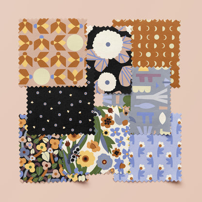 Forest Shadows - Dusty Rose - Firefly Moon - Leah Duncan - Cloud 9 Fabrics - Poplin