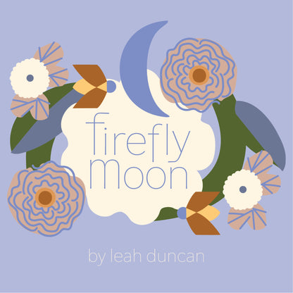 Forest Shadows - Dusty Rose - Firefly Moon - Leah Duncan - Cloud 9 Fabrics - Poplin