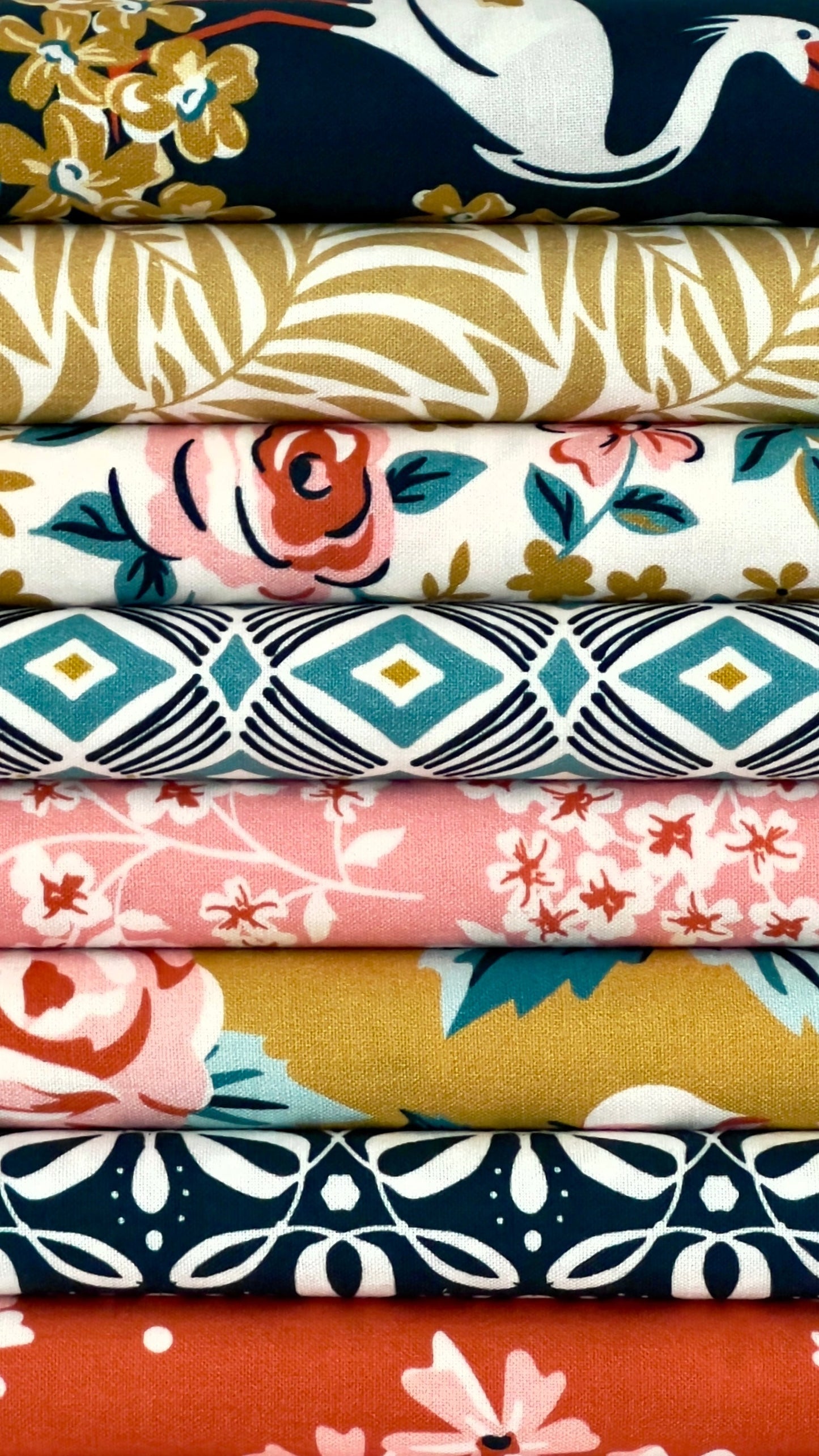 Romantic Roses - Flower Garden - Hang Tight Studio - Cloud 9 Fabrics - Poplin