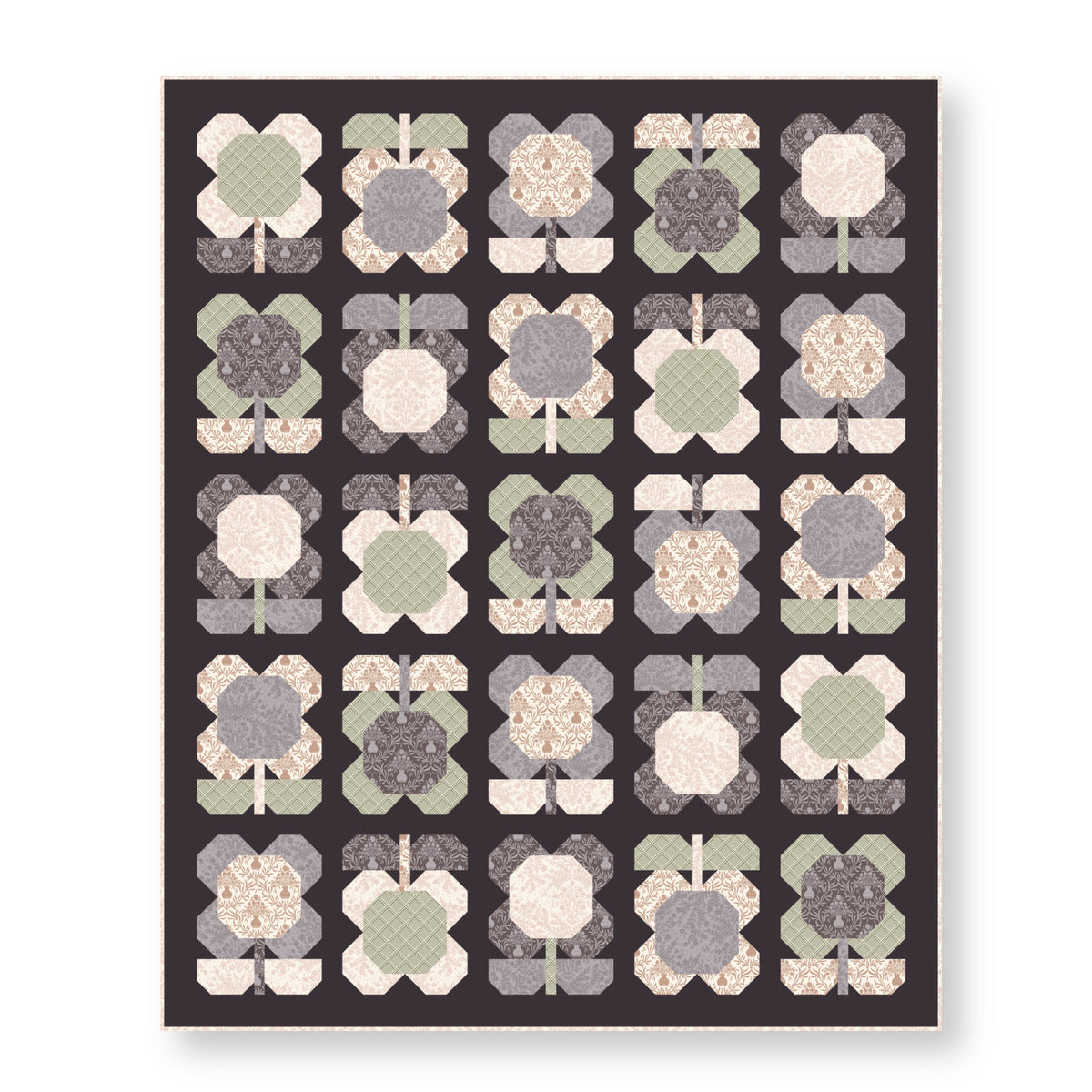 Silent Perch - Lisee Ree Designs - Midwinter Memories - Cloud 9 Fabrics - Organic Cotton Poplin