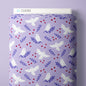 Snowy Owl - Blue - Jojulein Design - Foxwood - Cloud 9 Fabrics - Organic Cotton Poplin