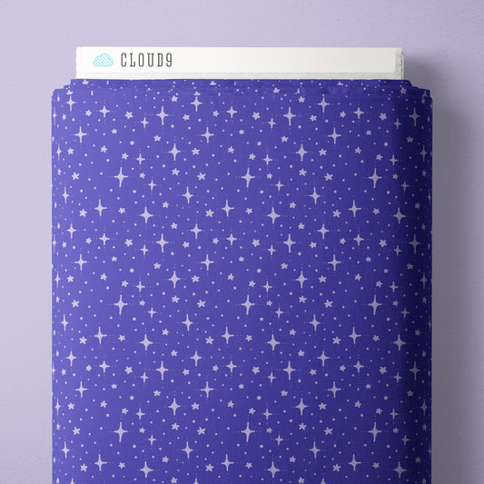 Starry Sky - Blue - Jojulein Design - Foxwood - Cloud 9 Fabrics - Organic Cotton Poplin