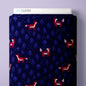Little Fox - Navy - Jojulein Design - Foxwood - Cloud 9 Fabrics - Organic Cotton Poplin