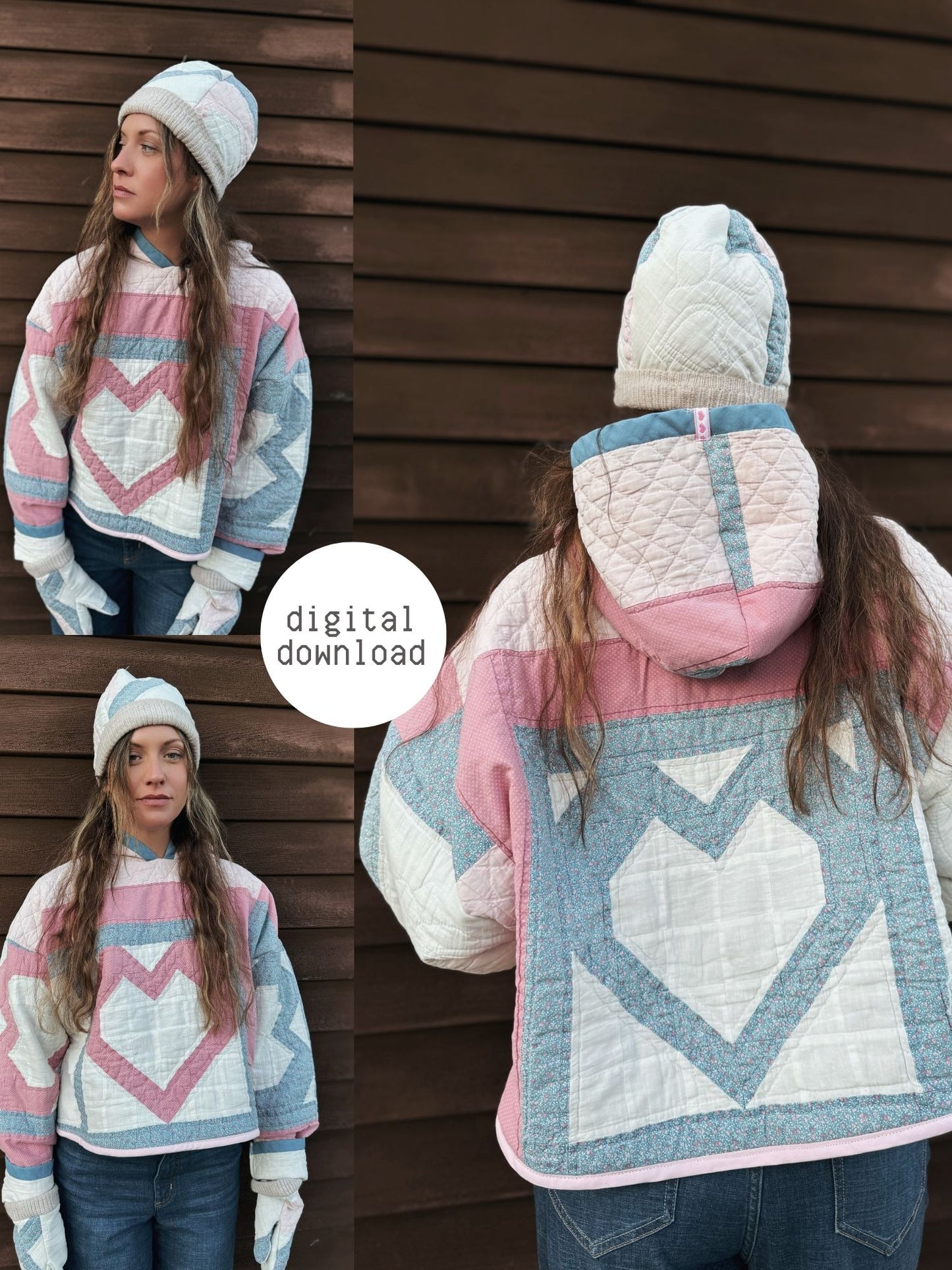 Hoodie - PDF Pattern - Hot Girl Quilting