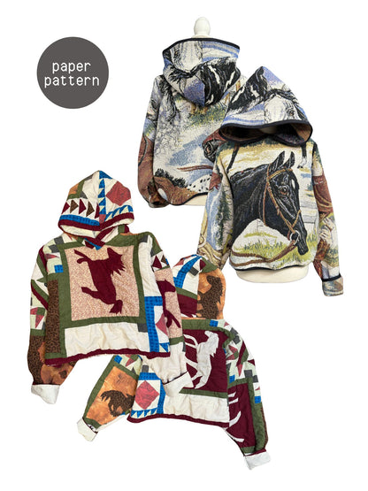 Hoodie - Paper Pattern - Hot Girl Quilting