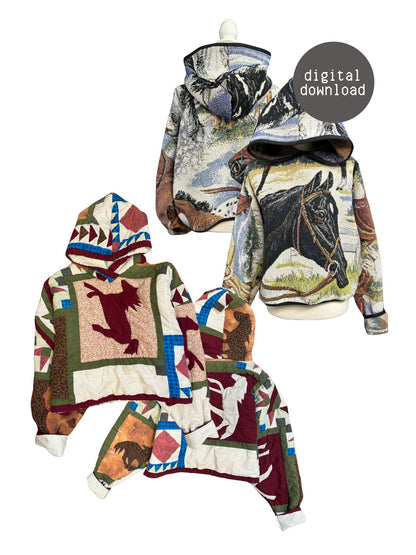 Hoodie - PDF Pattern - Hot Girl Quilting