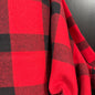 Northwoods Red Check Wool Suiting / Coating - Made in Italy