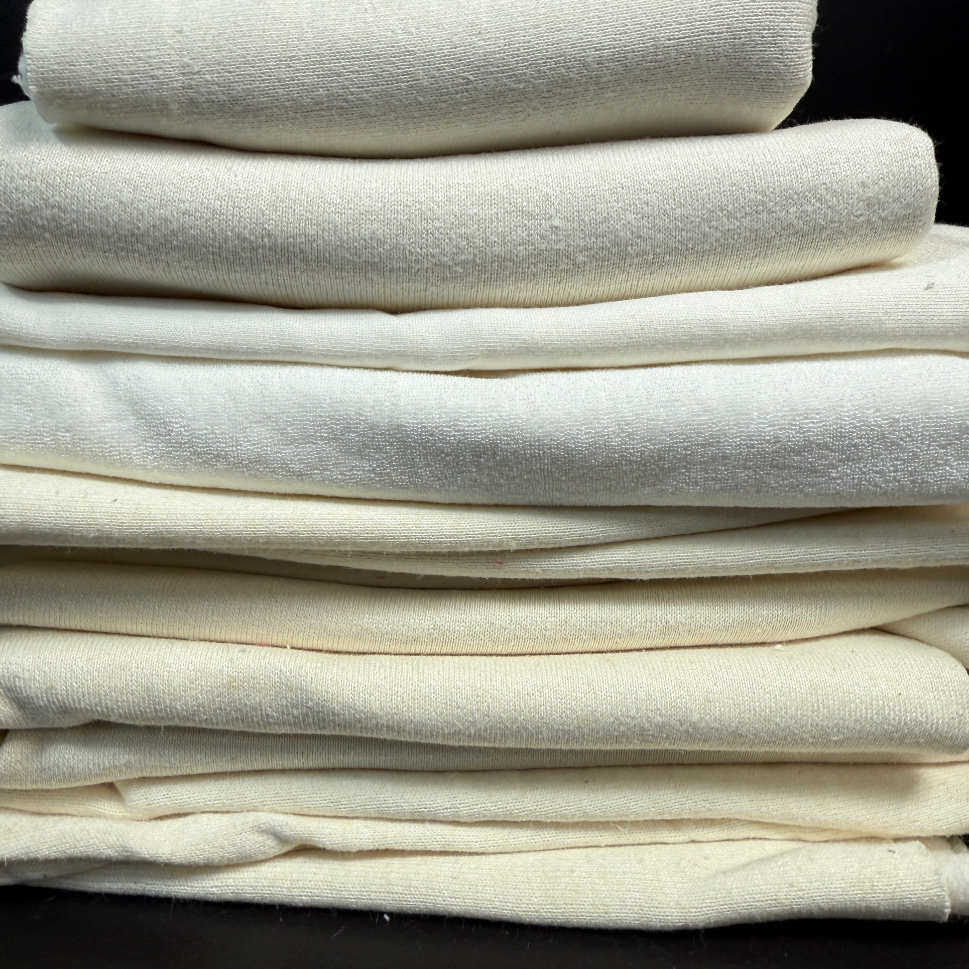 SALE BOX 1811C by Sale Box showcasing a variety of fabric options including hemp lyocel fleece and bamboo terry.