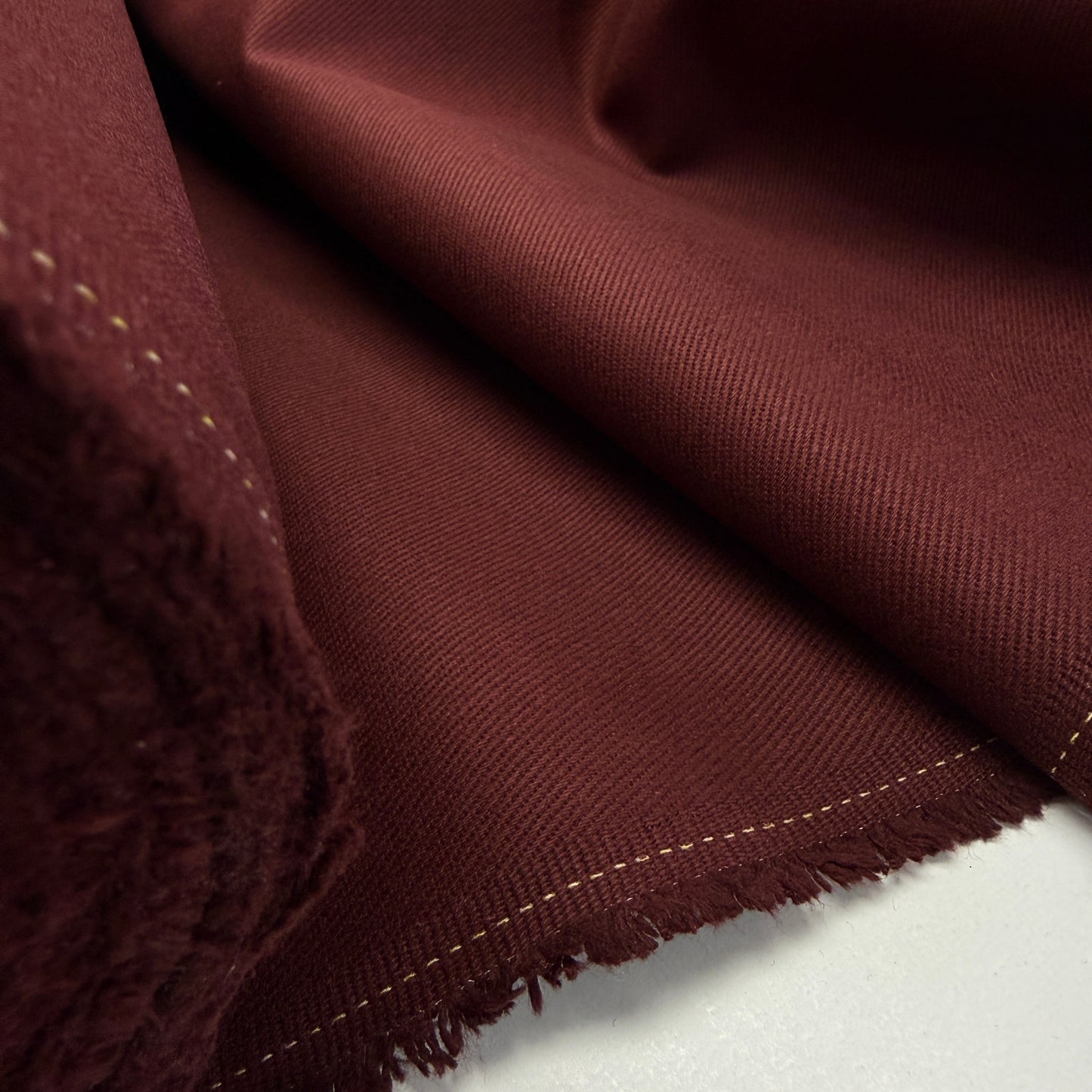 Cotton + Tencel Twill - Dusty Merlot