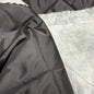 Insulated Quilted Fabric - Black - Large Diamond Pattern (Dead Stock)