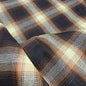 Shirt Weight Plaid Flannel - Brown/Cream/Rust (Deadstock)