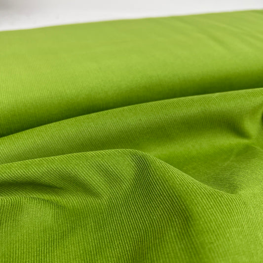 Small Rib Corduroy - European Import - Oeko-Tex® - Lime