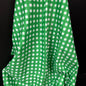 Retro Gingham Kelly Green  - Bagru Indian Cotton Screen Print