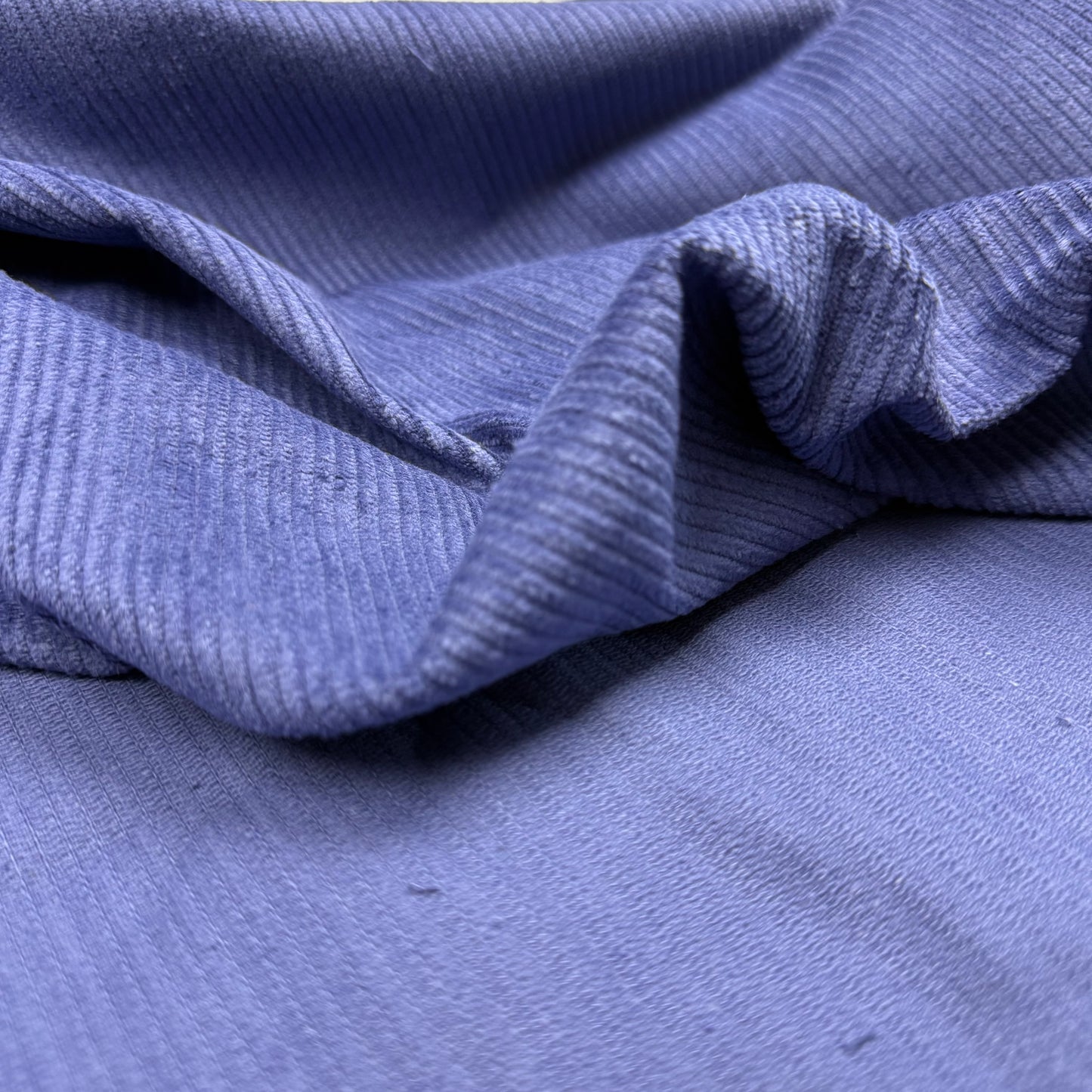 Organic Cotton 8 Wale Corduroy - Cobalt