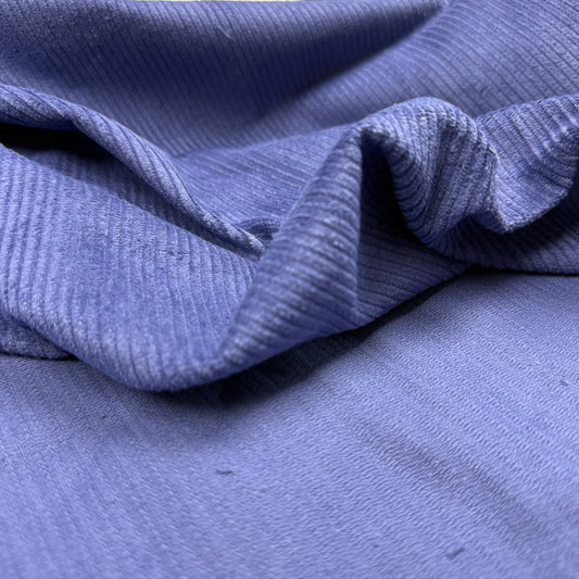 Organic Cotton 8 Wale Corduroy - Cobalt