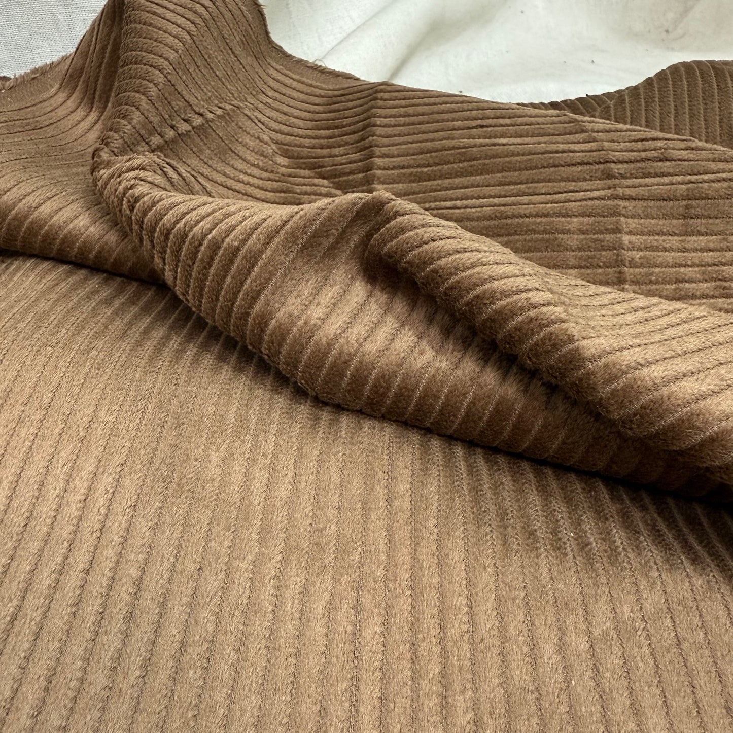 Organic Cotton 4.5 Wale Jumbo Corduroy - Hazelnut