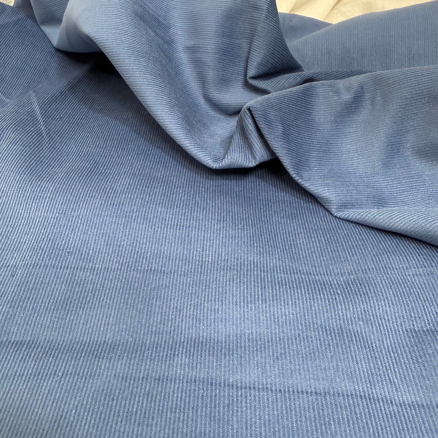 Organic Cotton 21 Wale Fine Corduroy - Wedgewood