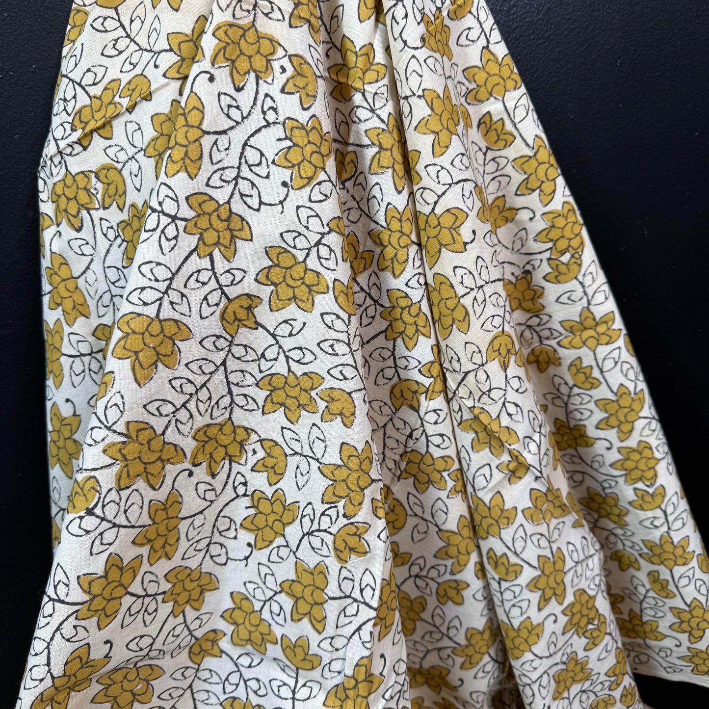 Harvest Vine - Bagru Indian Cotton Block Print