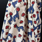 Happy Safari Denim - Bagru Indian Cotton Block Print