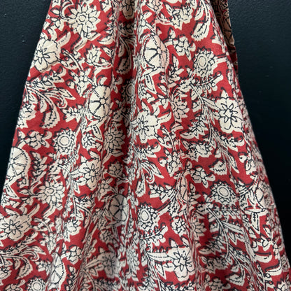 Rustic Wildflower Vine - Bagru Indian Cotton Block Print