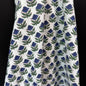 Blue Garden - Bagru Indian Cotton Block Print